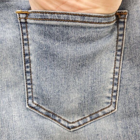 Free People UO 61855-16515125 Light Wash High Rise Stretch Ankle Skinny Size W26 - Picture 4 of 9